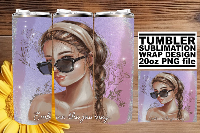 great for personalized gifts! , Vibrant 20oz tumbler wrap, Woman Sublimation afrosvg 