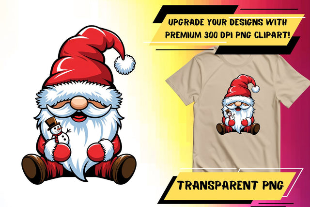 great for sublimation crafts , Professional-grade PNG, Gnome Sublimation HoodArtCraft 