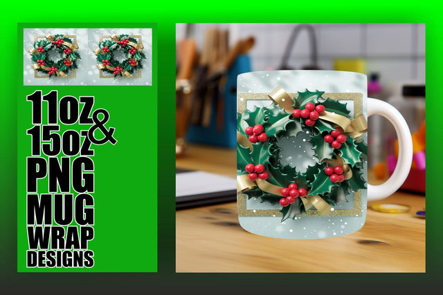 great for sublimation mugs! , Beautifully designed templates, 3D Xmas Sublimation HoodArtCraft 