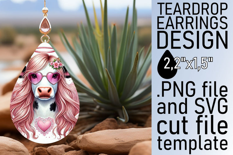 great for sublimation projects! , Teardrop earrings design, Valentines Sublimation afrosvg 
