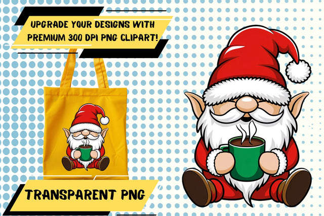 great for sublimation , Stunning PNG graphics, Gnome Sublimation HoodArtCraft 