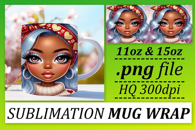 great for your DIY projects! , Customizable wrap PNGs, Love Girl Sublimation afrosvg 
