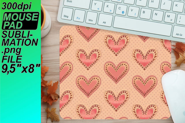 great for your projects! , Crisp and clear mouse pad PNG, Heart Sublimation HoodArtCraft 