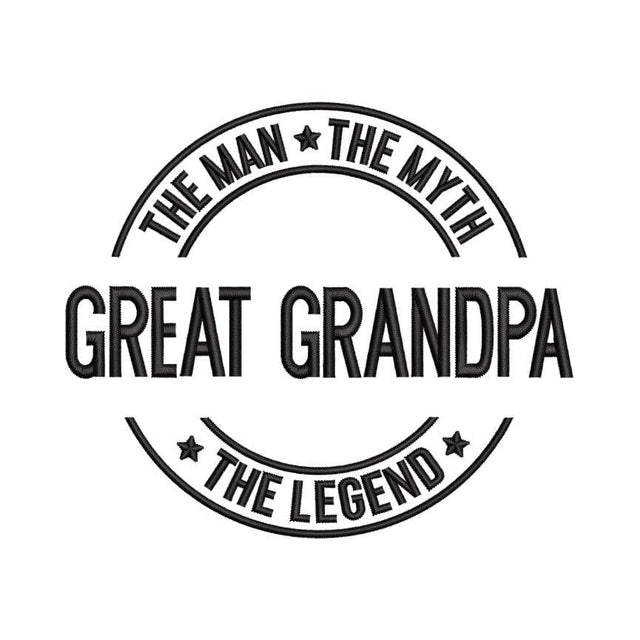 Great Grandpa Machine Embroidery Design, 3 sizes, Instant download Embroidery/Applique DESIGNS Nino Nadaraia 