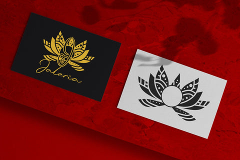 Great Lotus Mandala Monogram Font Dm Letter Studio 