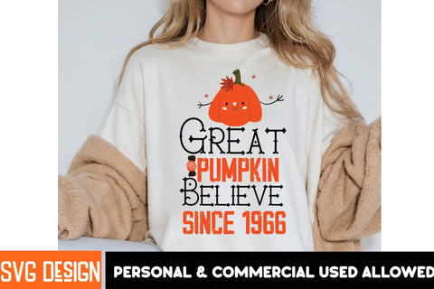 Great Pumpkin Believe Since 1966 SVG Cut File,Halloween Sublimation PNG, Halloween SVG Bundle,Halloween SVG Quotes,Halloween PNG, Halloween SVG SVG BlackCatsMedia 