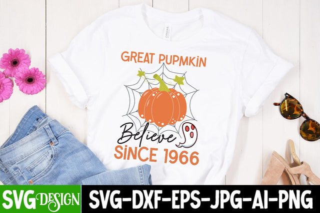 Great Pumpkin believe Since 1966 SVG Design, Halloween Sublimation PNG, Halloween SVG Bundle,Halloween SVG Quotes,Halloween PNG, Halloween SVG SVG BlackCatsMedia 