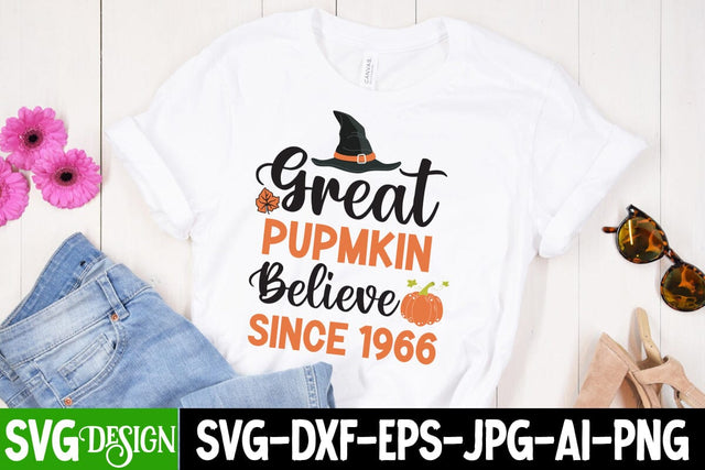 Great Pumpkin believe Since 1966 SVG Design, Halloween Sublimation PNG, Halloween SVG Bundle,Halloween SVG Quotes,Halloween PNG, Halloween SVG SVG BlackCatsMedia 