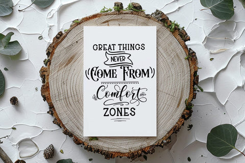 Great Things I Motivational Quotes SVG I Inspirational SVG SVG Happy Printables Club 