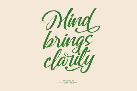 Greatesa Brought - Bold Calligraphy Font Font Letterena Studios 