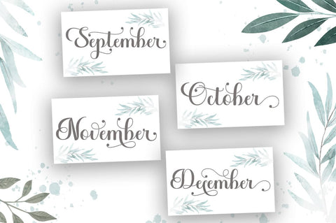 Greating Font RomieStudio 