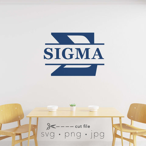 Greek letters split monogram svg and greek alphabet SVG Kimberly Thomas Design 