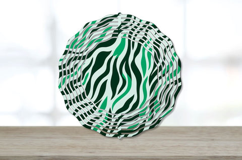 Green Animal Print Wind Spinner Sublimation Designs Bundle Sublimation Regulrcrative 