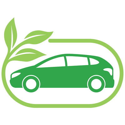 Green Car Leaf Icon SVG TribaliumArtSF 