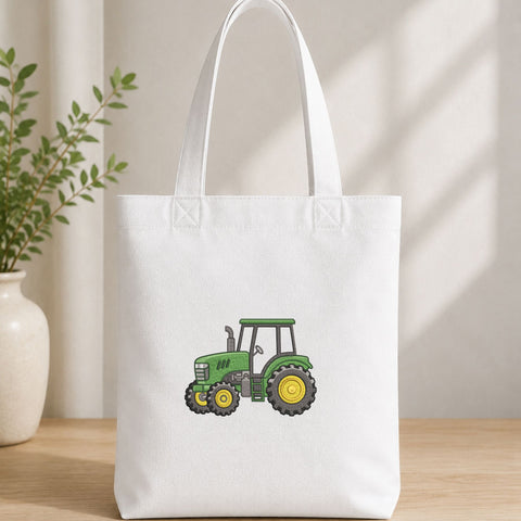 Green Farm Tractor Machine Embroidery Design – Farmer Agriculture Tractor Embroidery File Embroidery/Applique DESIGNS PatternFeed8 