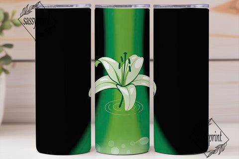 Green Gradient 20oz Tumbler Wrap Sublimation sassyprint 