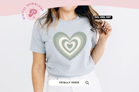 Green Heart SVG SVG Totally Posie 