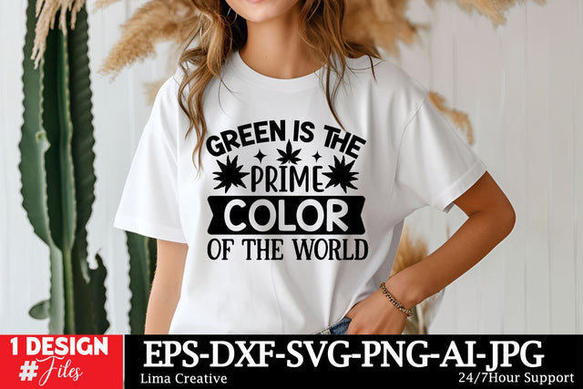 Green Is The Prime Color Of The World SVG Cut File SVG Insomnia Std 
