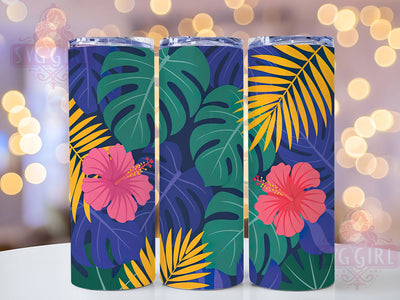 Green Monstera Botanical Tumbler, Indoor Plants, Botanical Art, Green Leaves, Tropical Design, 20Oz Tumbler, Sublimation Wrap Sublimation SvggirlplusArt 