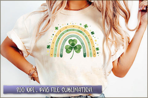 Green Rainbow Saint Patrick's Day Sublimation Sublimation Shetara Begum 