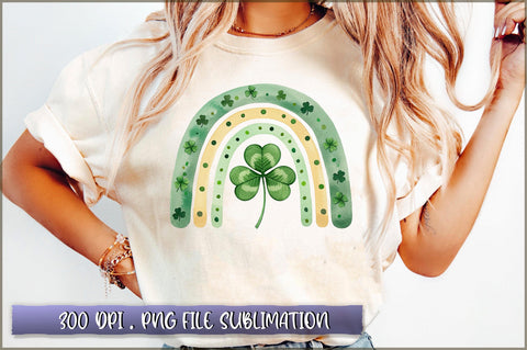 Green Rainbow Saint Patrick's Day Sublimation Sublimation Shetara Begum 
