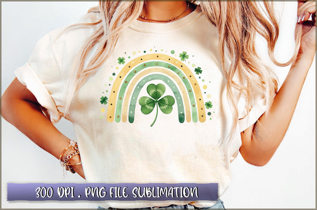 Green Rainbow Saint Patrick's Day Sublimation Sublimation Shetara Begum 
