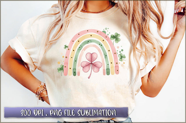 Green Rainbow Saint Patrick's Day Sublimation Sublimation Shetara Begum 