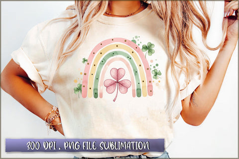 Green Rainbow Saint Patrick's Day Sublimation Sublimation Shetara Begum 