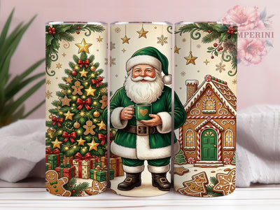Green Santa Christmas 20oz Tumbler, Green Santa, Santa Christmas, Green Santa PNG, Christmas Santa, Santa Tumbler, Green Christmas, 20oz Tumbler Wrap Sublimation Li Zamperini 