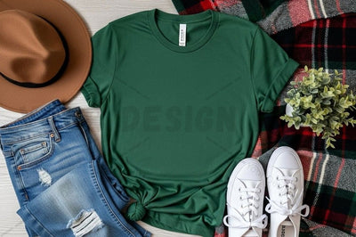 Green t-shirt mockup design Mock Up Photo Designangry 