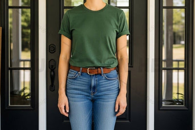 Green t-shirt mockup design Mock Up Photo Designangry 