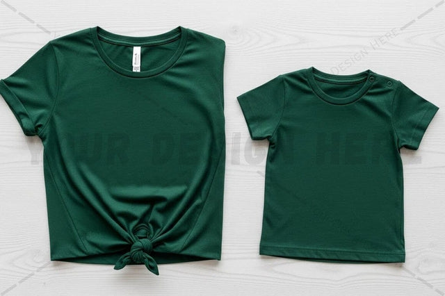 Green t-shirt mockup design Mock Up Photo Regulrcrative 