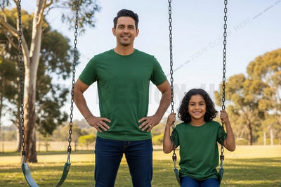 Green t-shirt mockup design Mock Up Photo Regulrcrative 