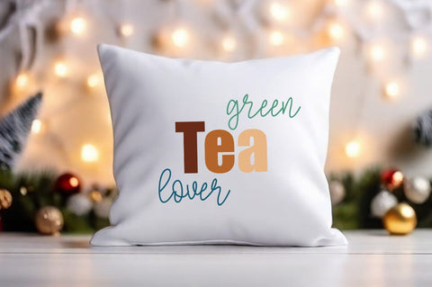 Green tea lover PNG Design Sublimation Designangry 