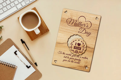 Greeting Card for Mother's Day SVG LaserCutano 