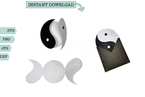 Greeting Card- Yin and Yang SVG Sharia Morton Designs 