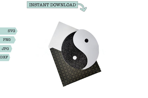 Greeting Card- Yin and Yang SVG Sharia Morton Designs 