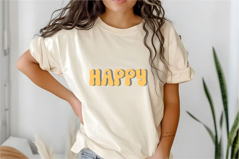 Greeting Festive - Retro Bubble Font Font Masyafi Studio 