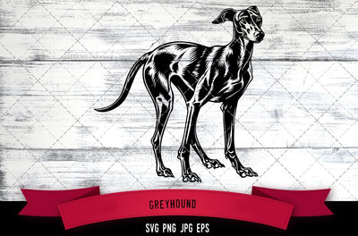 Greyhound SVG, Dog SVG, Logo - Digital Download with Commercial License for Cricut, Silhouette, Scan N Cut Crafting SVG Loveleen Kaur 