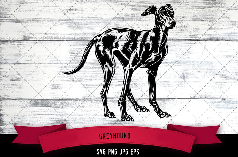 Greyhound SVG, Dog SVG, Logo - Digital Download with Commercial License for Cricut, Silhouette, Scan N Cut Crafting SVG Loveleen Kaur 