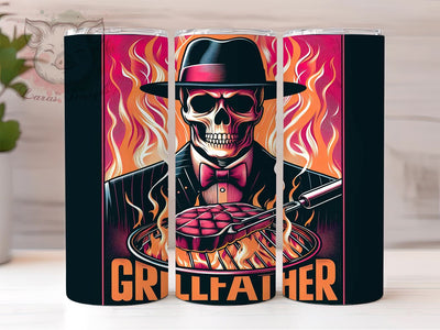 Grill Father 20oz Tumbler Png, Straight & Tapered Tumbler Png, Father's Day Tumbler Png, Digital Download PNG Sublimation Lara' s Designs 