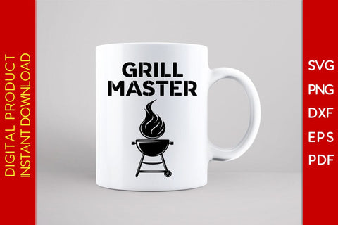 Grill Master BBQ SVG PNG PDF Cut File SVG Creativedesigntee 