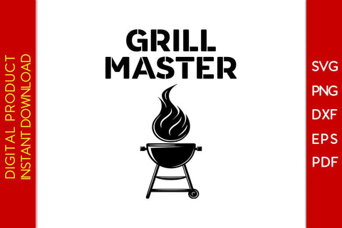 Grill Master BBQ SVG PNG PDF Cut File SVG Creativedesigntee 