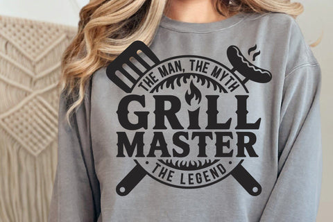 Grill Master Svg, Funny BBQ Dad Shirt Design SVG DesignDestine 