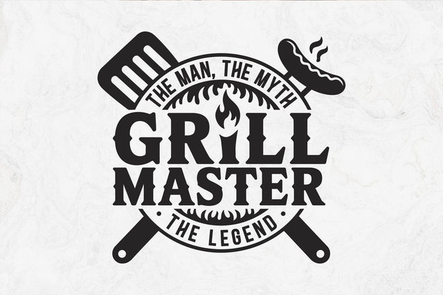 Grill Master Svg, Funny BBQ Dad Shirt Design SVG DesignDestine 