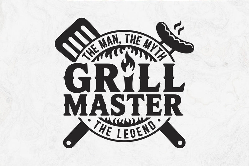 Grill Master Svg, Funny BBQ Dad Shirt Design SVG DesignDestine 