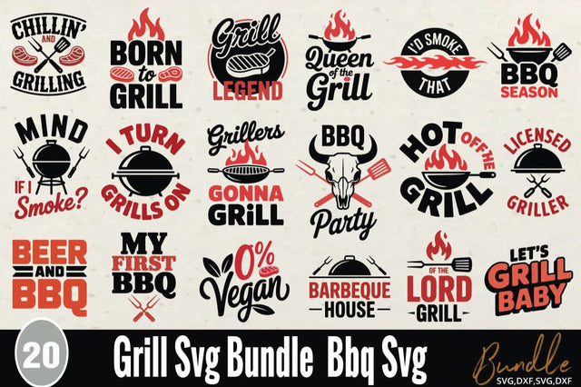 Grill SVG Bundle BBQ SVG bundle Funny Keychain Svg SVG Angelina750 