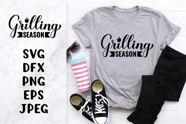 Grilling season SVG. BBQ quote. Grill saying shirt design SVG LaBelezoka 