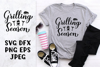 Grilling season SVG. BBQ quote SVG. Grill saying shirt design SVG LaBelezoka 