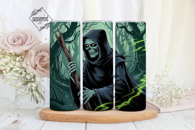 Grim Reaper 20oz Tumbler Wrap Sublimation sassyprint 